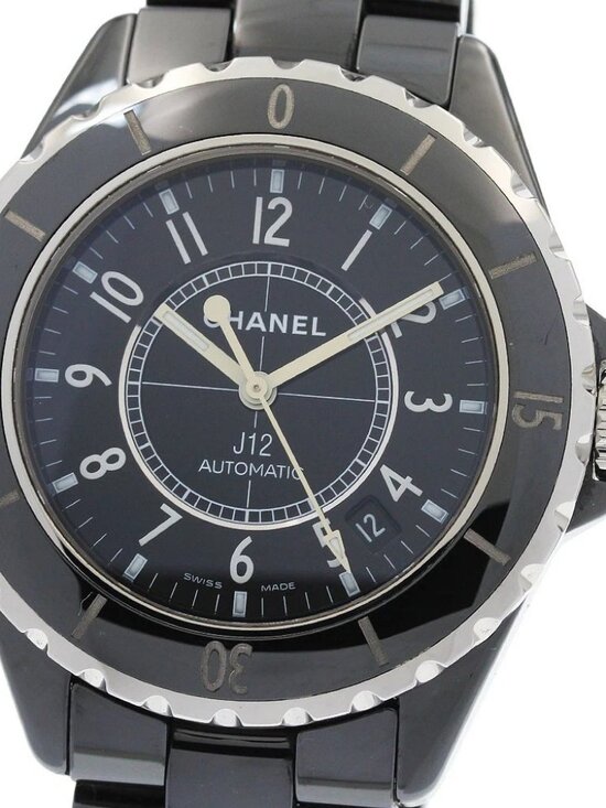 CHANEL Other - CHANEL J12 H0685 Black Ceramic 38MM Date black Dial Automatic Men's Watch_954727